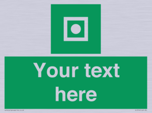 Custom sign safe condition Shipboard general alarm